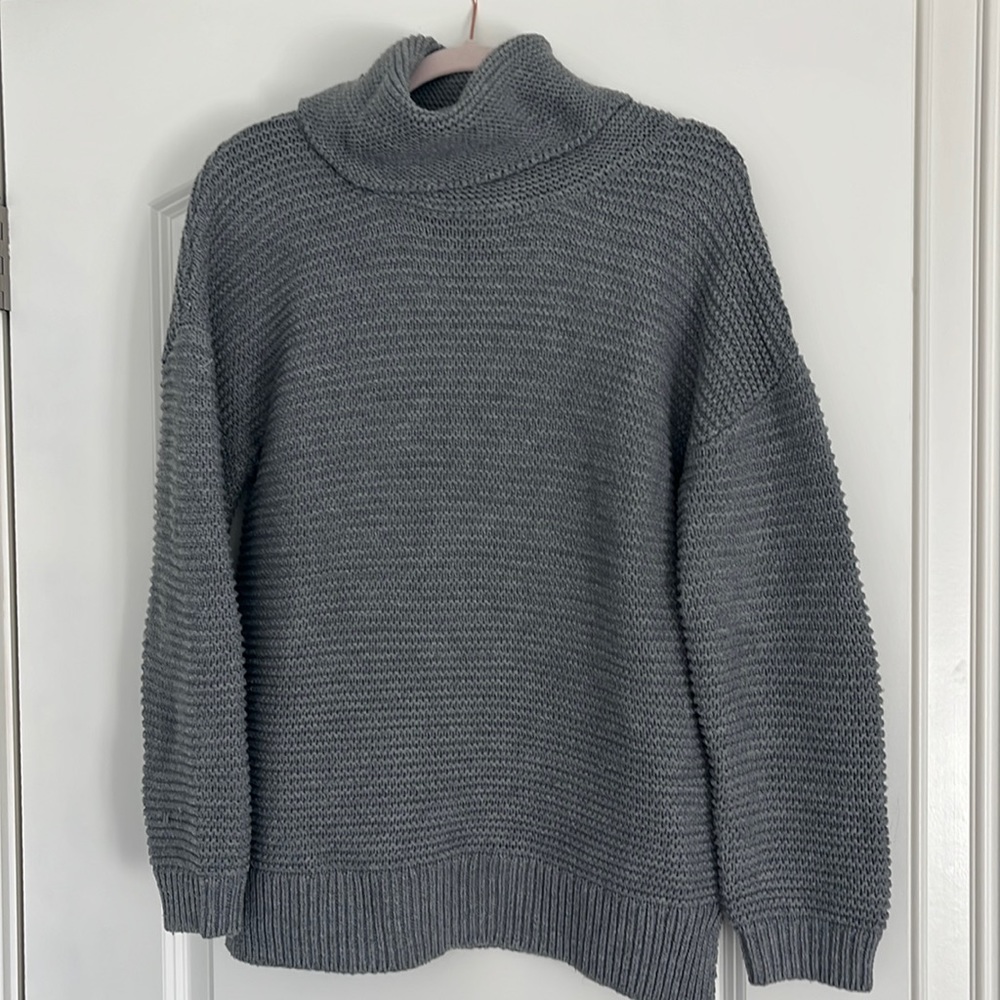 Oversize Grey Knit Sweater size S